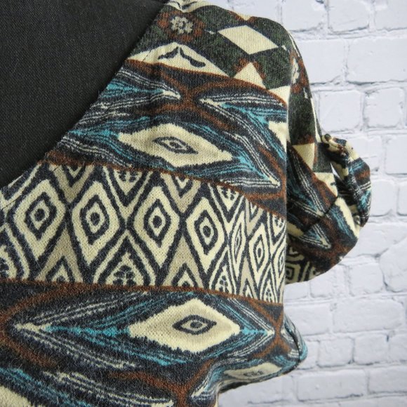 NWT - Women's Print Dress w/ Synched Waist - Picture 2 of 5